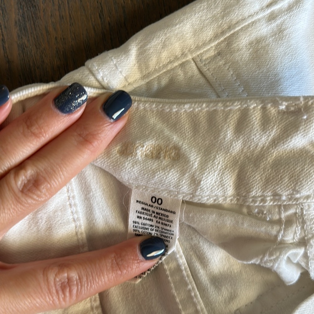 American Eagle outfitters white stretch jegging jeans size 00 - Picture 4 of 8